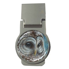 Barred Owl Money Clip (round)