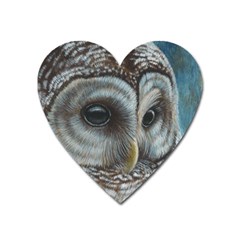 Barred Owl Magnet (heart) by TonyaButcher
