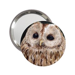 Tawny Owl Handbag Mirror (2 25 ) by TonyaButcher