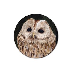 Tawny Owl Drink Coaster (round) by TonyaButcher