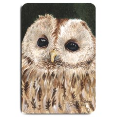 Tawny Owl Large Door Mat by TonyaButcher