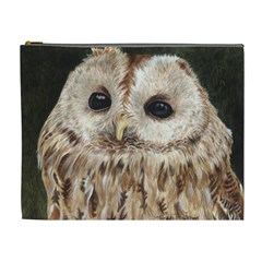 Tawny Owl Cosmetic Bag (xl) by TonyaButcher