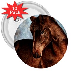 Midnight Jewel  3  Button (10 Pack) by TonyaButcher