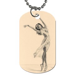 Graceful Dancer Dog Tag (two-sided)  by TonyaButcher