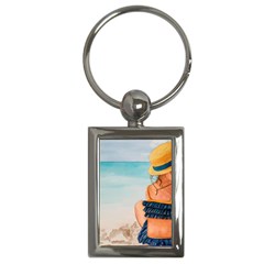 A Day At The Beach Key Chain (rectangle) by TonyaButcher