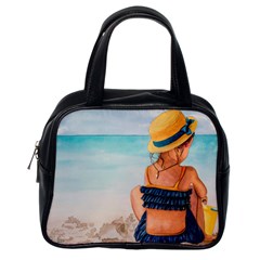 A Day At The Beach Classic Handbag (one Side) by TonyaButcher