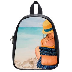 A Day At The Beach School Bag (small)