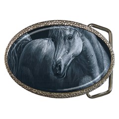 Equine Grace  Belt Buckle (oval) by TonyaButcher