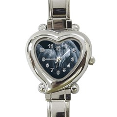 Equine Grace  Heart Italian Charm Watch 