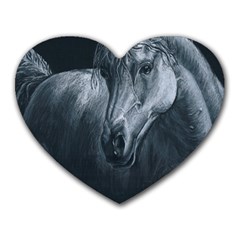 Equine Grace  Mouse Pad (heart)