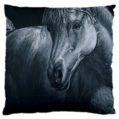 Equine Grace  Large Cushion Case (single Sided)  by TonyaButcher