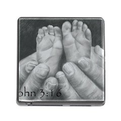 John 3:16 Memory Card Reader With Storage (square) by TonyaButcher