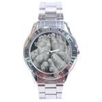 John 3:16 Stainless Steel Watch Front
