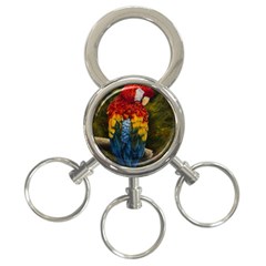 Preening 3-ring Key Chain