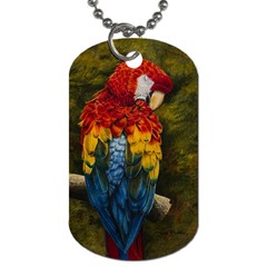 Preening Dog Tag (two-sided) 