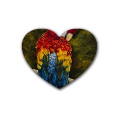 Preening Drink Coasters (heart)