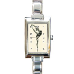 Attitude Rectangular Italian Charm Watch