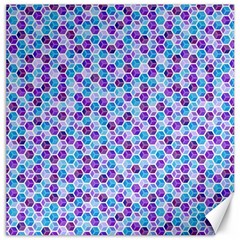 Purple Blue Cubes Canvas 12  X 12  (unframed) by Zandiepants