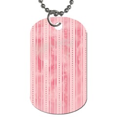 Pink Grunge Dog Tag (one Sided) by StuffOrSomething