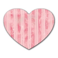 Pink Grunge Mouse Pad (heart) by StuffOrSomething