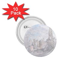 Eiffel Tower Paris 1 75  Button (10 Pack)