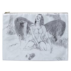 Bleeding Angel 1  Cosmetic Bag (xxl) by 55555