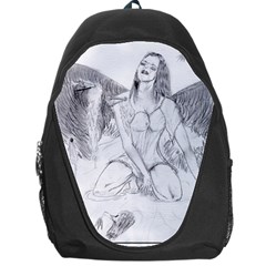 Bleeding Angel 1  Backpack Bag by 55555