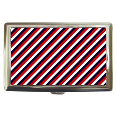 Diagonal Patriot Stripes Cigarette Money Case by StuffOrSomething