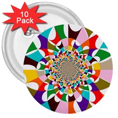 Focus 3  Button (10 Pack) by Lalita