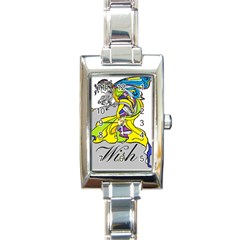 Faerie Wish Rectangular Italian Charm Watch by StuffOrSomething