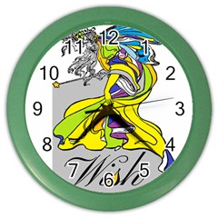 Faerie Wish Wall Clock (color)