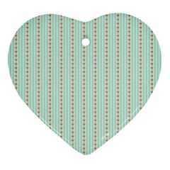 Hearts & Stripes Heart Ornament by StuffOrSomething