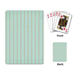 Hearts & Stripes Playing Cards Single Design by StuffOrSomething
