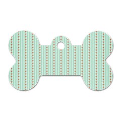 Hearts & Stripes Dog Tag Bone (two Sided) by StuffOrSomething