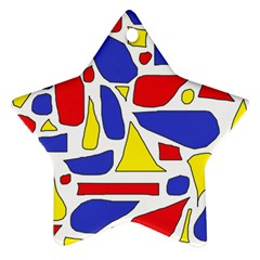 Silly Primaries Star Ornament by StuffOrSomething