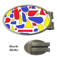 Silly Primaries Money Clip (oval) by StuffOrSomething