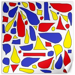 Silly Primaries Canvas 12  X 12  (unframed) by StuffOrSomething