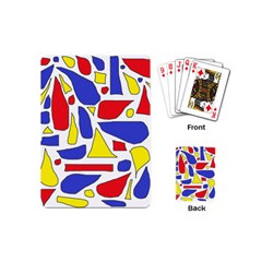 Silly Primaries Playing Cards (mini) by StuffOrSomething