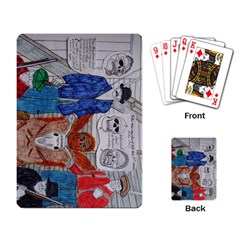 Murdered Big Foot Human,1910, Playing Cards Single Design by creationtruth