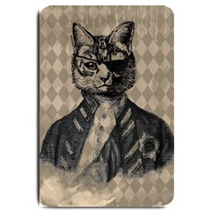 Harlequin Cat Large Door Mat by StuffOrSomething