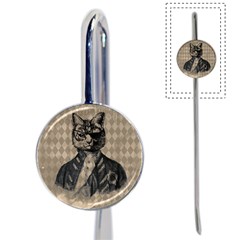 Harlequin Cat Bookmark by StuffOrSomething