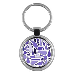 Silly Purples Key Chain (round) by FunWithFibro