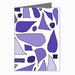 Silly Purples Greeting Card (8 Pack) by FunWithFibro