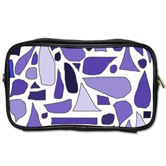 Silly Purples Travel Toiletry Bag (one Side) by FunWithFibro