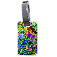 The Neon Garden Luggage Tag (two Sides) by rokinronda