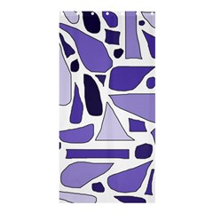 Silly Purples Shower Curtain 36  X 72  (stall) by FunWithFibro