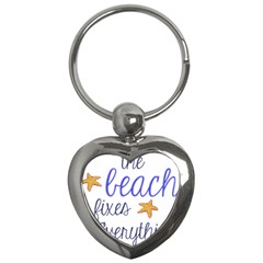 The Beach Fixes Everything Key Chain (heart) by OneStopGiftShop