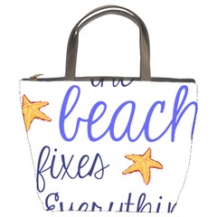 The Beach Fixes Everything Bucket Handbag by OneStopGiftShop