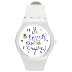 The Beach Fixes Everything Plastic Sport Watch (medium) by OneStopGiftShop