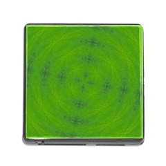 Go Green Kaleidoscope Memory Card Reader With Storage (square)